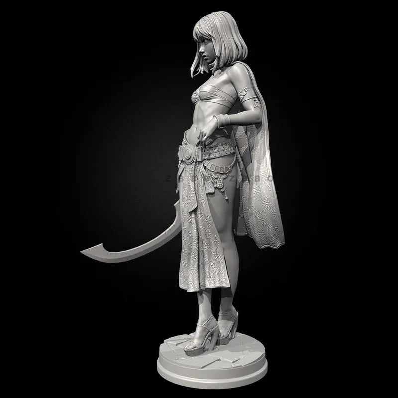50mm Ancient Egyptian Beauty, Resin Model Figure Kit, Unassembled and Unpainted