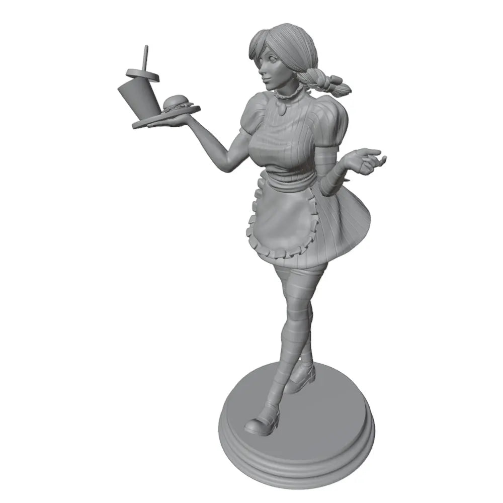 1/24 Sexy Pin-up, 4 Figures, Resin Model Figure Kit, Unassembled and Unpainted