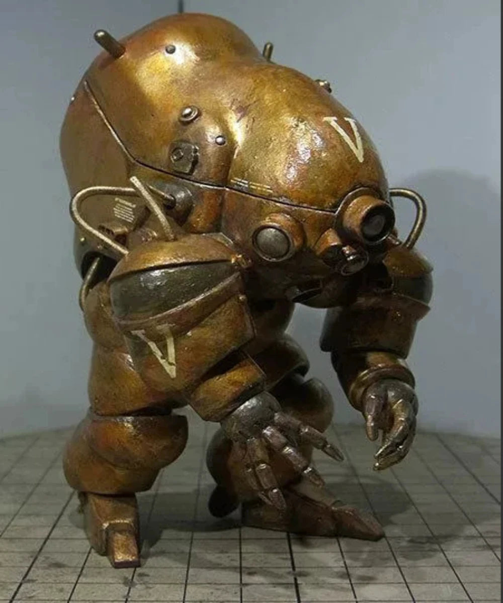 Retro-Mechanical Robot, Resin Model Figure Kit, Sci-Fi Theme, Unassembled and Unpainted
