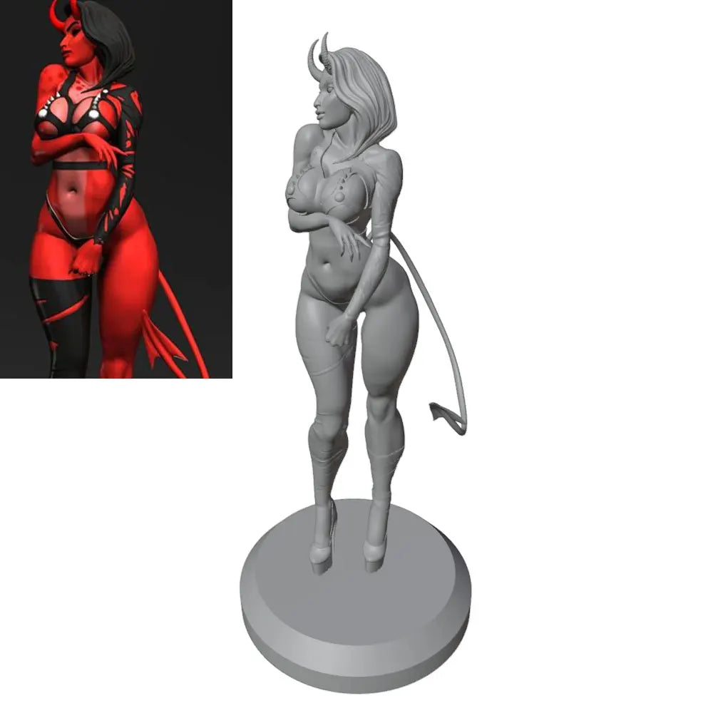 1/24 Anime Character, Resin Model Figure Kit, Unassembled and Unpainted