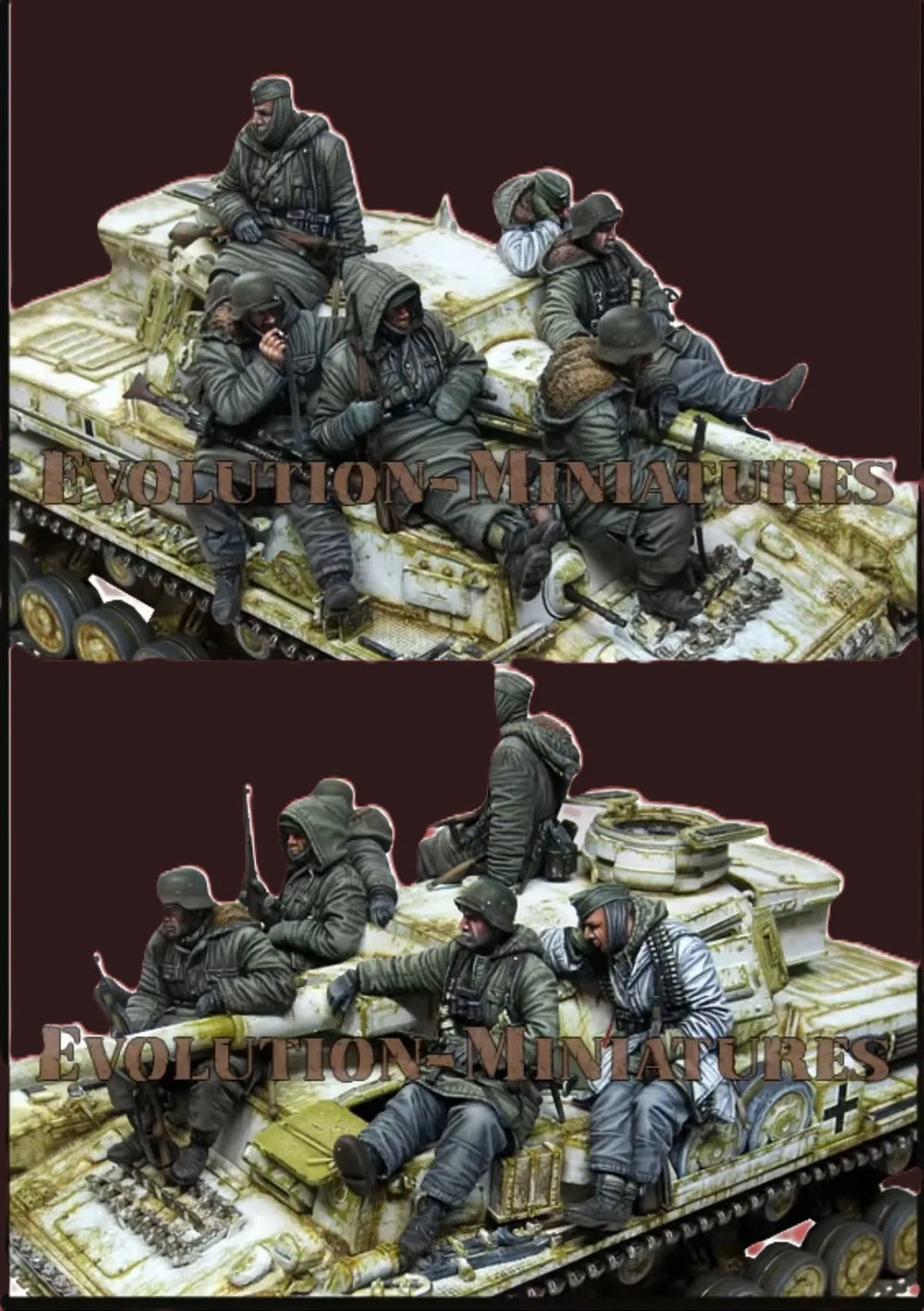 1/35 WWI British Infantry Defending Trench, 6 Figures, Resin Model Figure Kit, Unassembled and Unpainted