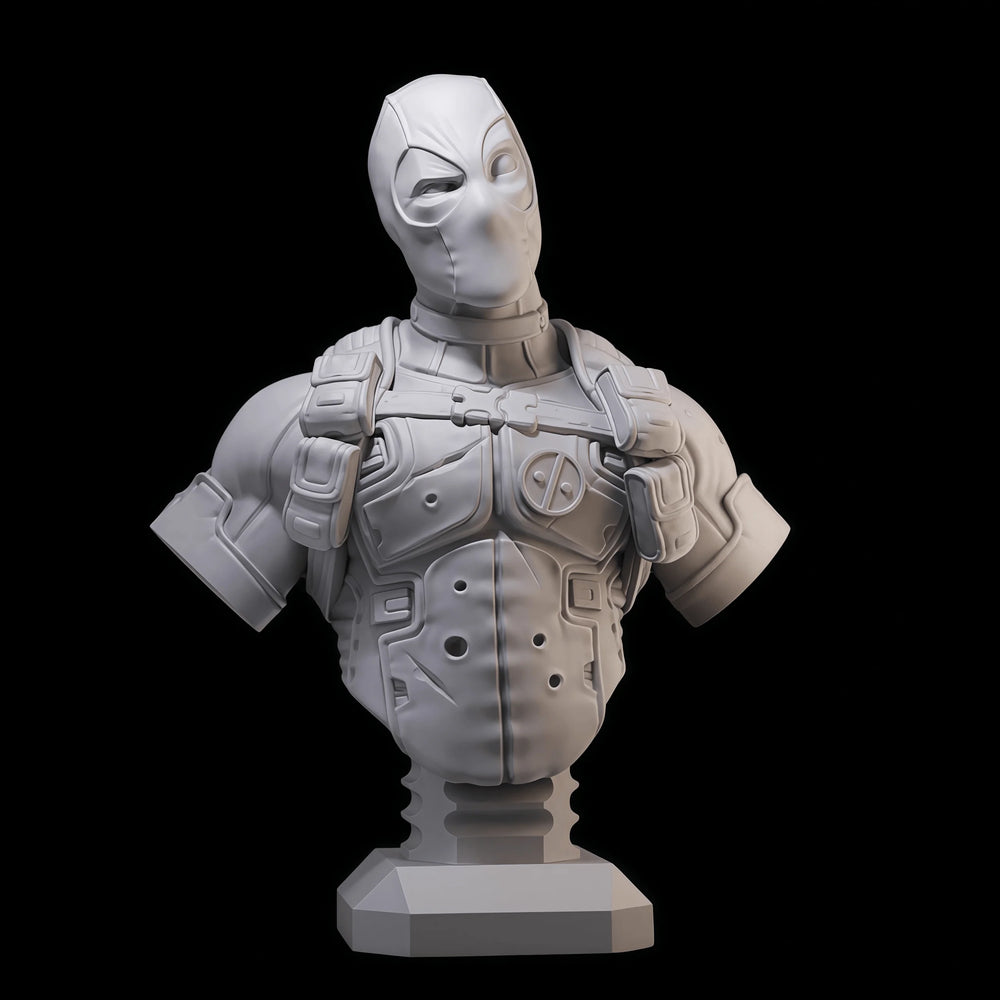 50mm Modern Tactical Operator, Resin Model Bust Kit, Unassembled and Unpainted