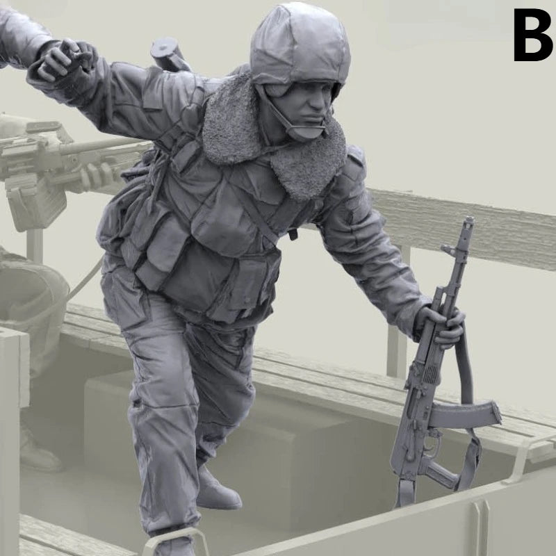 1/16 Modern Russian Tactical Breach Team, 5 Figures, Resin Model Figure Kit, Unassembled and Unpainted