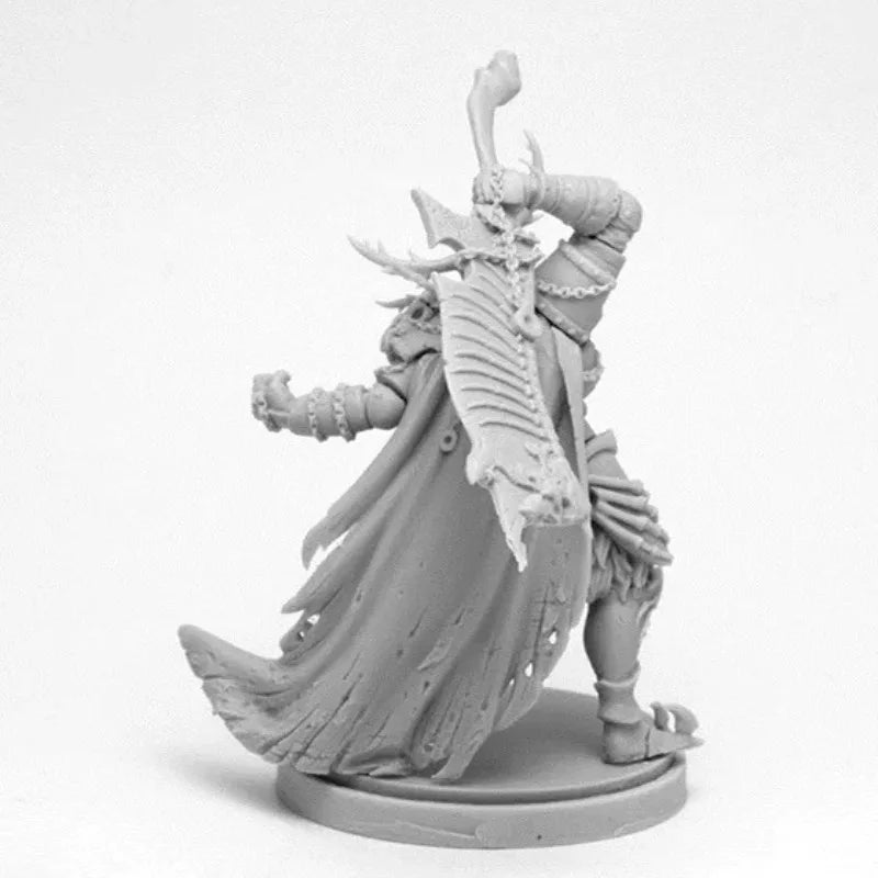 30mm Dark Fantasy Armored Warriors, 4 Figures, Resin Model Figure Kit, Fantasy Theme, Unassembled and Unpainted