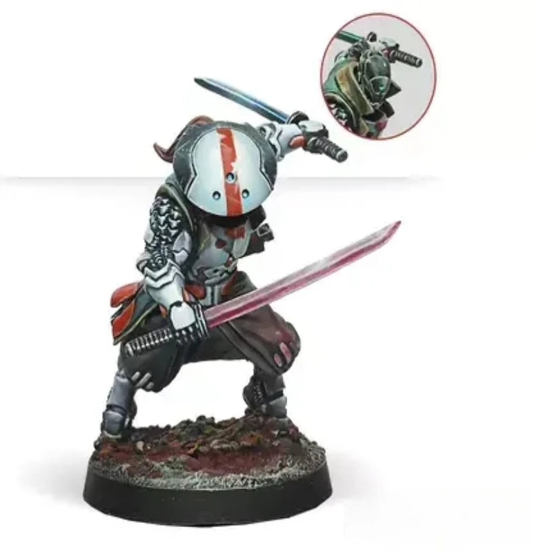 35mm Dark Fantasy Gothic Warriors, 10 Figures, Resin Model Figure Kit, Fantasy Theme, Unassembled and Unpainted