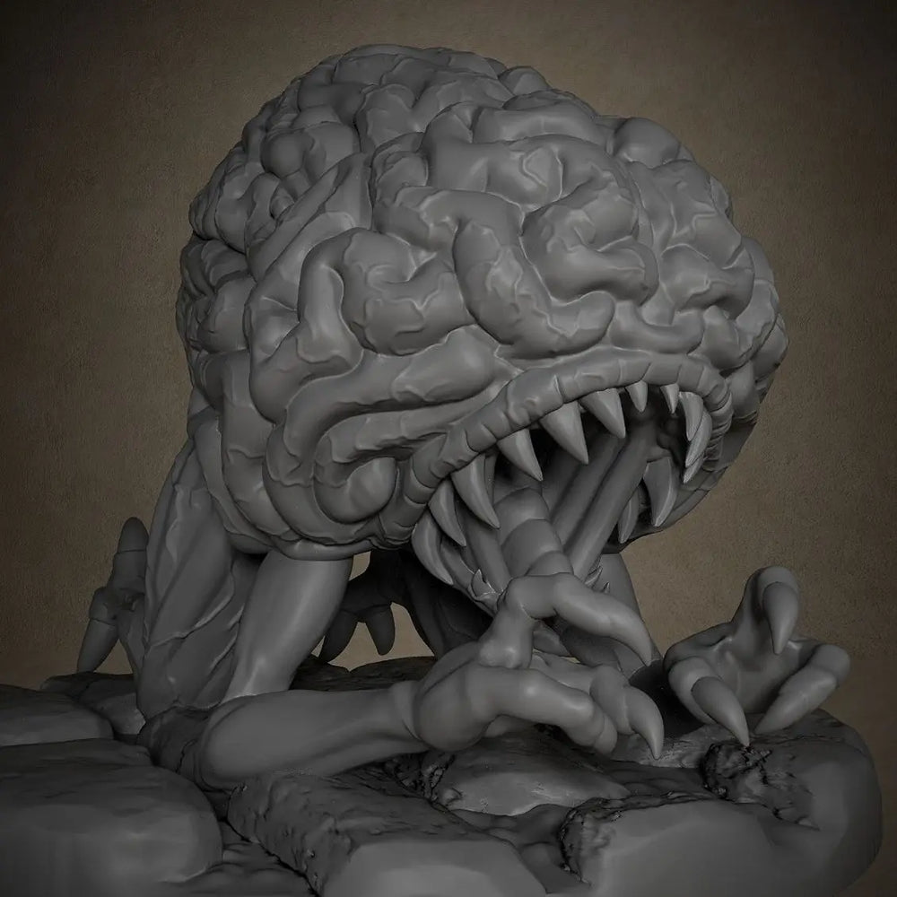 40mm Wisdom Devourer, Resin Model Bust Kit, Fantasy Theme, Unassembled and Unpainted