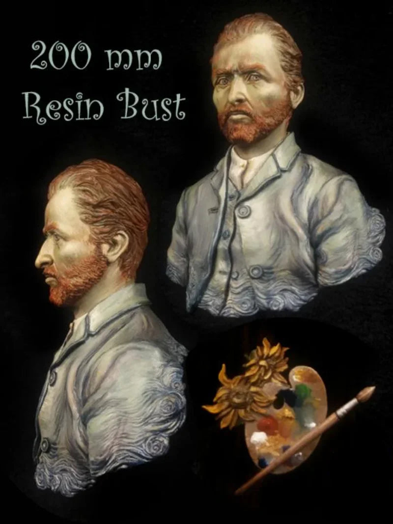 1/10 Vincent Van Gogh, Resin Model Bust Kit, Historical Theme, Unassembled and Unpainted
