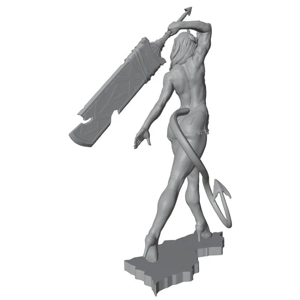 1/24 Female Orc Warrior, Resin Model Figure Kit, Fantasy Theme, Unassembled and Unpainted