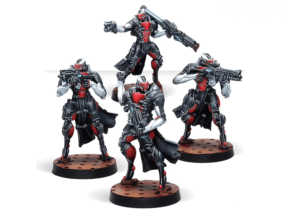 38mm Nomads the Hollow Men, 5 Figures, Resin Model Figure Kit, Fantasy Theme, Unassembled and Unpainted