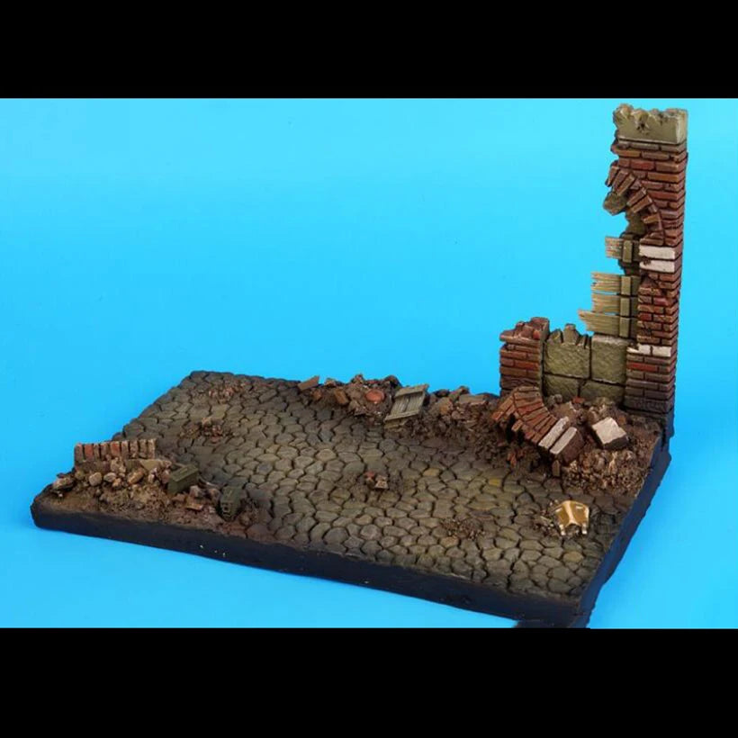 1/35 Ancient Street Ruins, Resin Model Terrain Kit, Unpainted