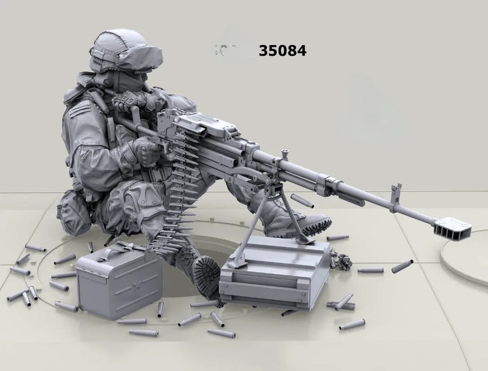 1/35 Modern Russian Soldier Fantasy Combat, Resin Model Figure Kit, Unassembled and Unpainted