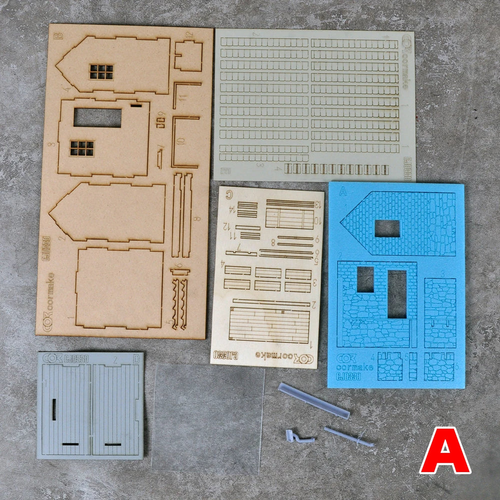 1/35 European Rural Watermill Vernacular, Resin Model Diorama Kit, Historical Theme, Unassembled and Unpainted
