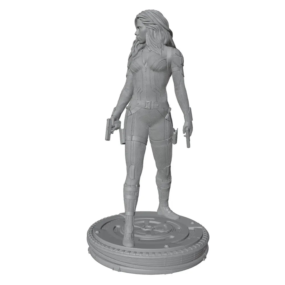 75mm Female Agent Commando, Resin Model Figure Kit, Sci-Fi Theme, Unassembled and Unpainted