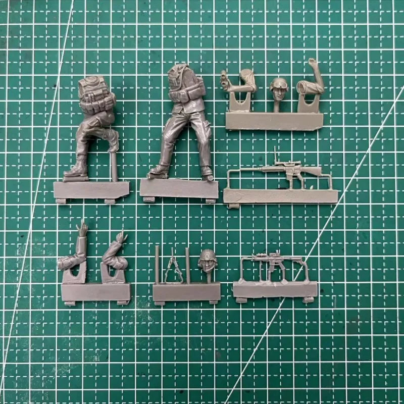 1/35 Modern US Special Operations Sniper Team, 2 Figures, Resin Model Figure Kit, Unassembled and Unpainted