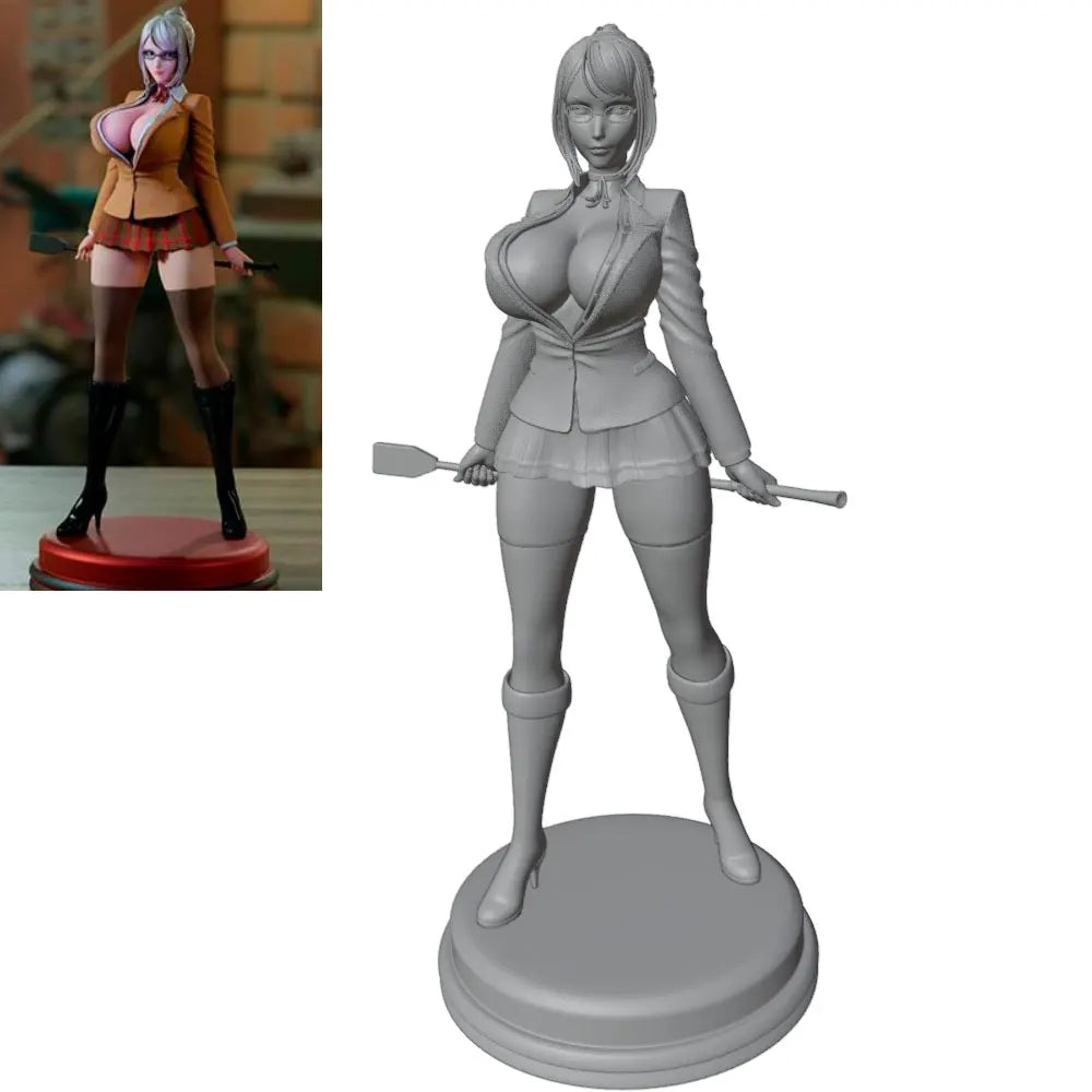 1/24 Modern Anime Soldier, Resin Model Figure Kit, Unassembled and Unpainted