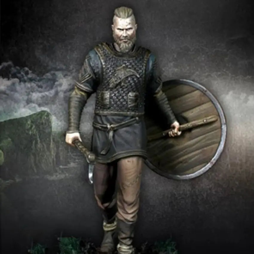 70mm Medieval Warrior, Resin Model Figure Kit, Unassembled and Unpainted
