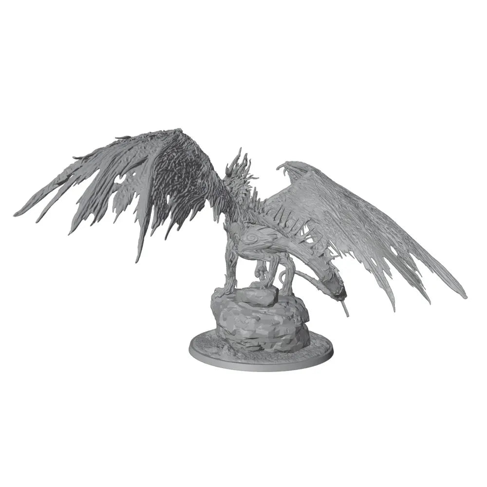 32mm Fire Dragon, Resin Model Creature Kit, Fantasy Theme, Unassembled and Unpainted