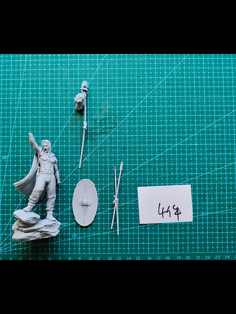 75mm Ancient Celtic Chieftain, Resin Model Figure Kit, Unassembled and Unpainted