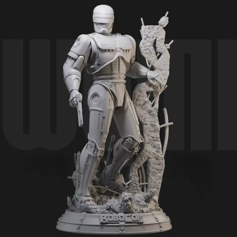 1/24 Horned Demonic Space Warrior, Resin Model Figure Kit, Fantasy Theme, Unassembled and Unpainted
