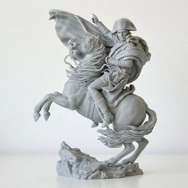 Napoleonic Napoleon Mounted, Resin Model Figure Kit, Unassembled and Unpainted
