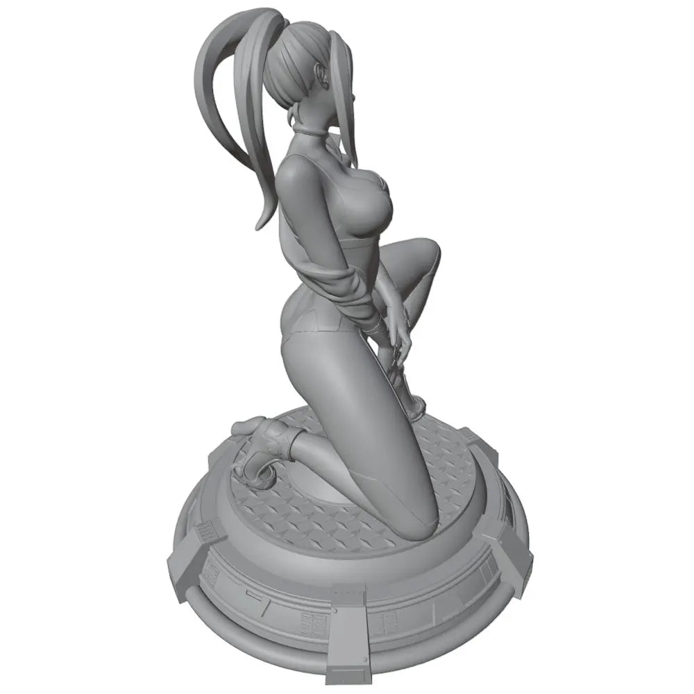 1/24 1/24 Sci-Fi Pin-Up, Resin Model Figure Kit, Unassembled and Unpainted
