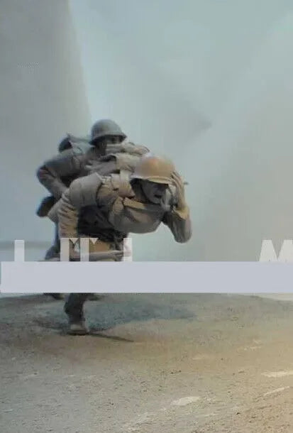 1/16 WWI German Soldier Firing Rifle, Resin Model Figure Kit, Unassembled and Unpainted