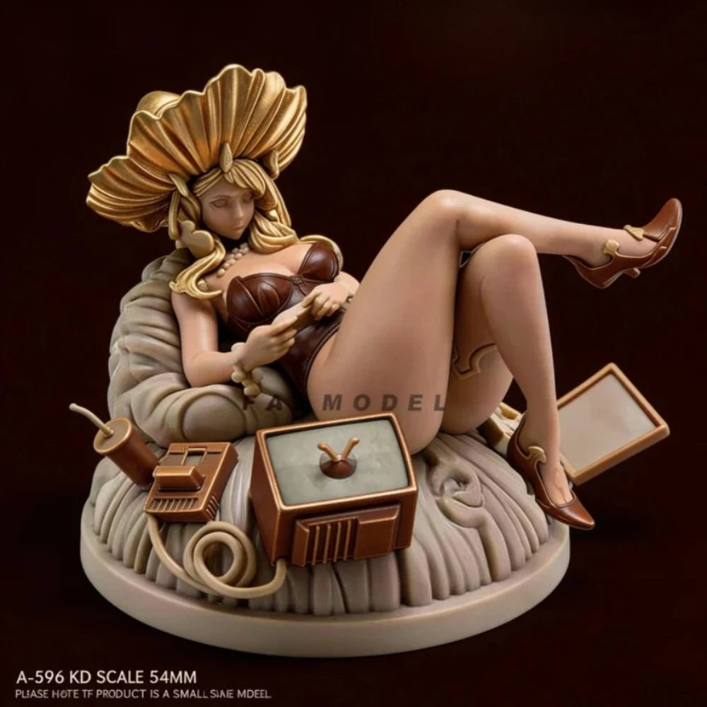 54mm Beauty Soldier, Resin Model Figure Kit, Unassembled and Unpainted