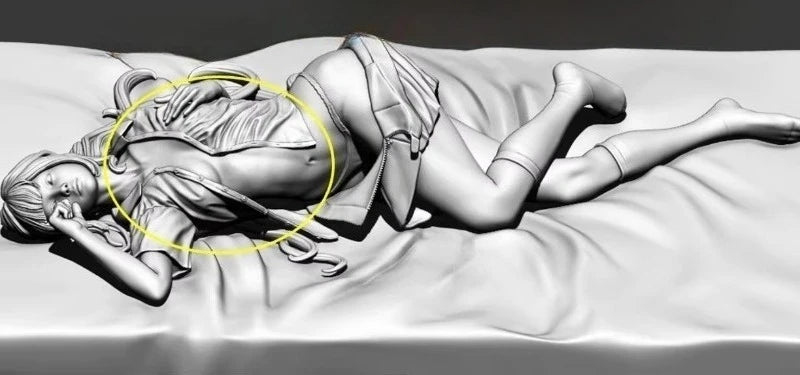 1/6 Sleeping Beauty Female, Resin Model Figure Kit, Unassembled and Unpainted