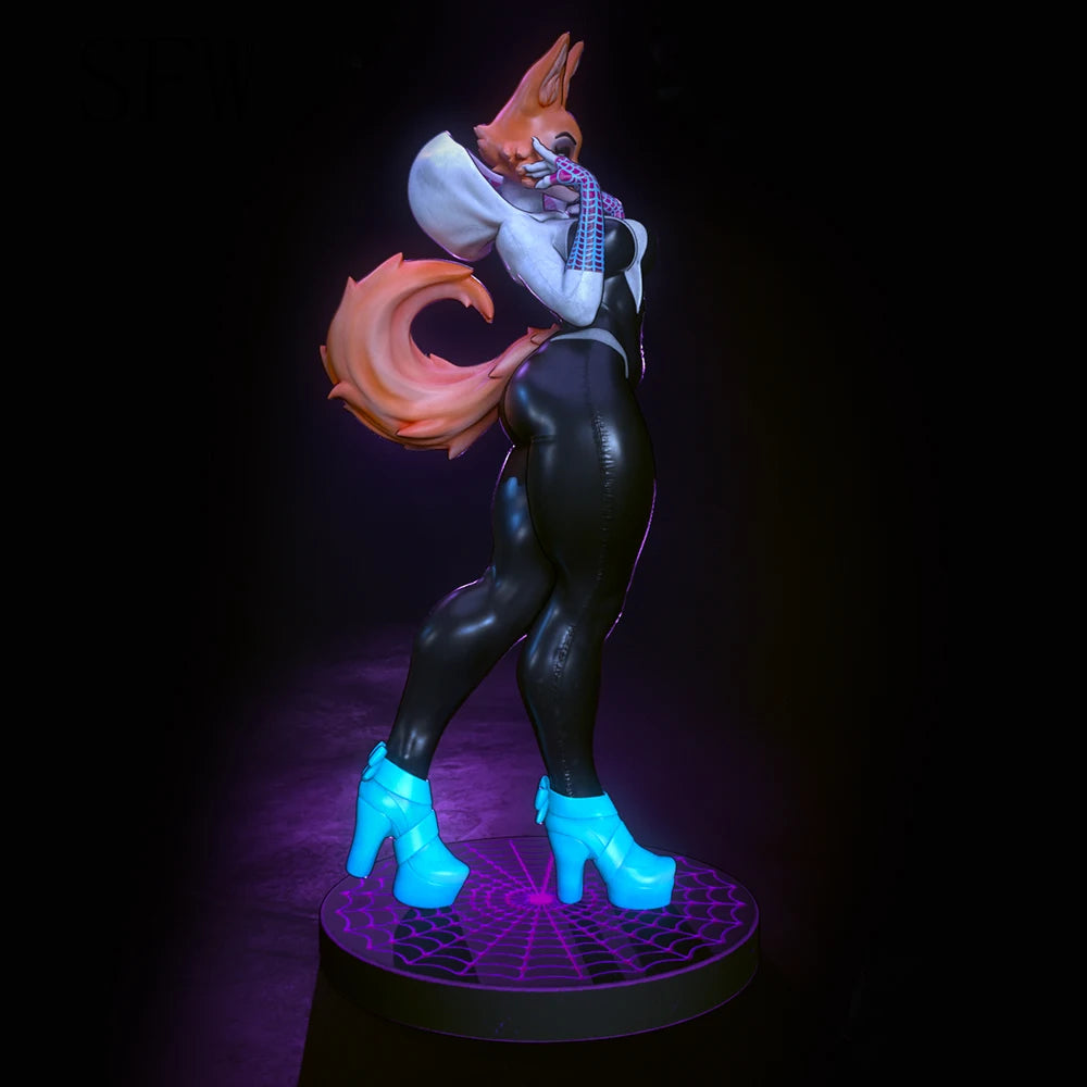 1/24 Fox Character Gwen, Resin Model Figure Kit, Unassembled and Unpainted