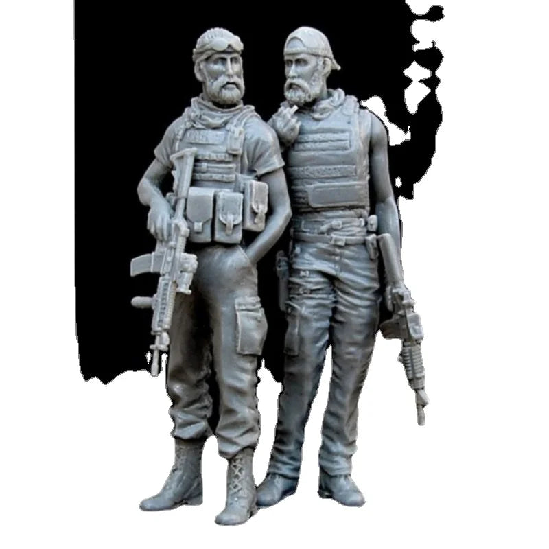 1/35 Modern U.S. Special Forces, 2 Figures, Resin Model Figure Kit, Unassembled and Unpainted