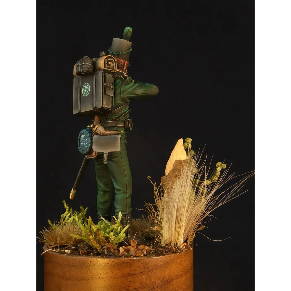 54mm WWI British Light Infantry Rifleman, Resin Model Figure Kit, Unassembled and Unpainted