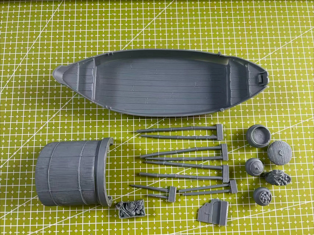 1/35 Vietnam War River Patrol Boat, Resin Model Ship Kit, Unassembled and Unpainted