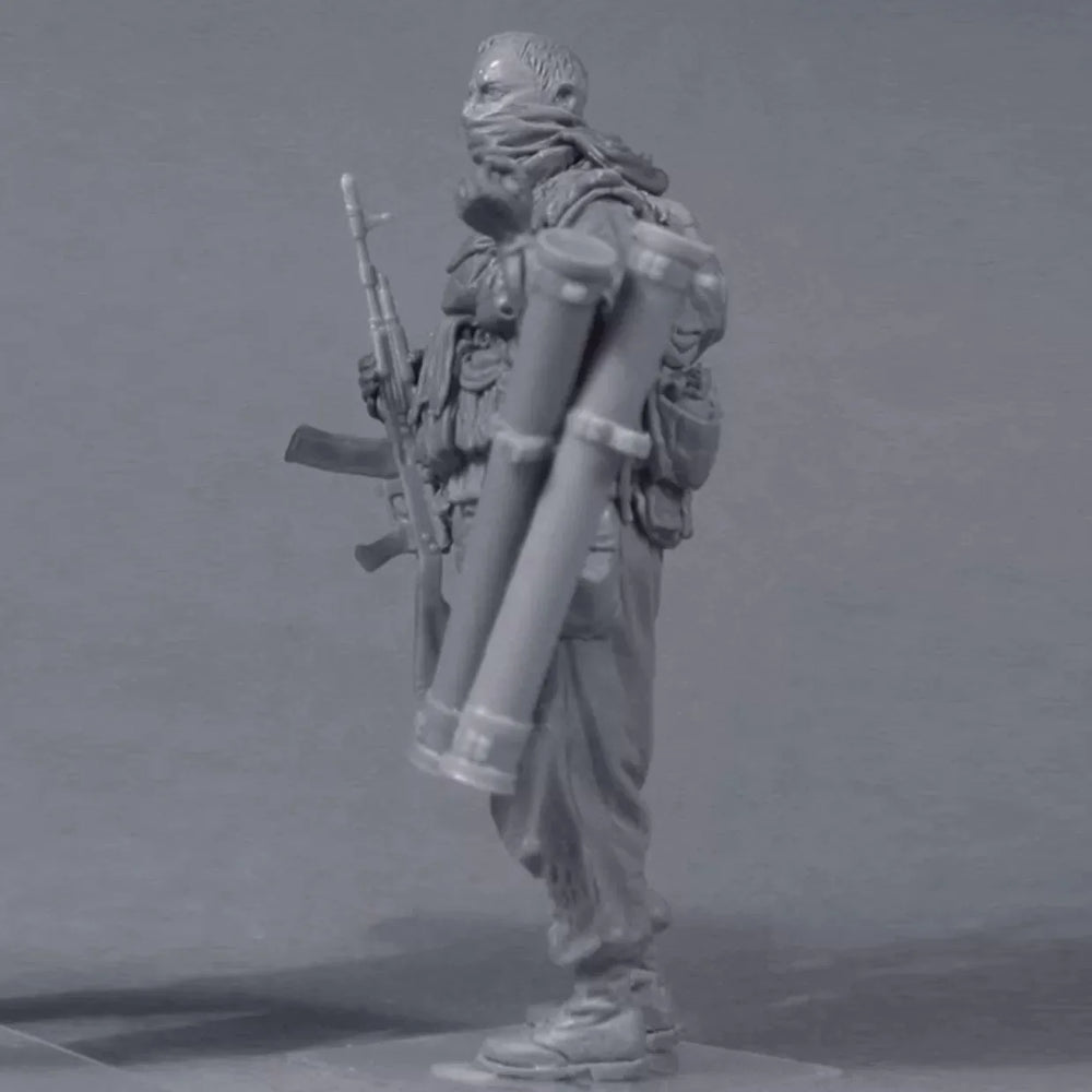 1/35 Modern Special Forces with Support Weapon Team, 2 Figures, Resin Model Figure Kit, Unassembled and Unpainted