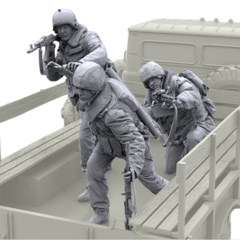 1/16 Modern Russian Tactical Breach Team, 5 Figures, Resin Model Figure Kit, Unassembled and Unpainted