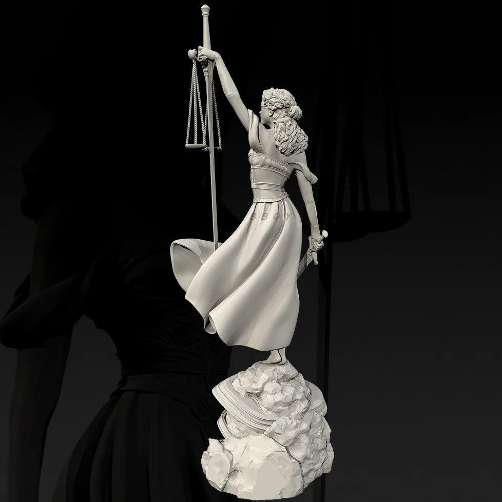 75mm Classical Allegorical Lady, Resin Model Figure Kit, Mythology Theme, Unassembled and Unpainted