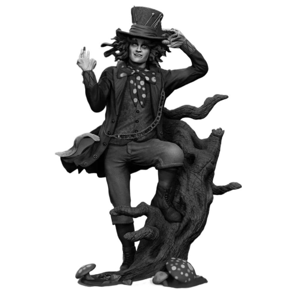 1/24 Magician with Demonic Tentacle, Resin Model Figure Kit, Fantasy Theme, Unassembled and Unpainted