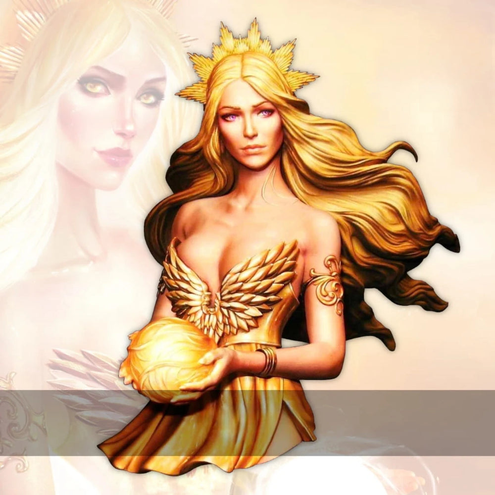 1/10 Fairy Maiden, Resin Model Bust Kit, Fantasy Theme, Unassembled and Unpainted