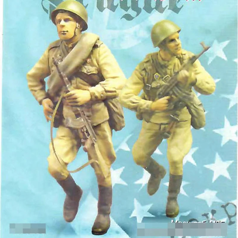 1/35 Cold War Soviet Infantry Soldier, Resin Model Figure Kit, Unassembled and Unpainted