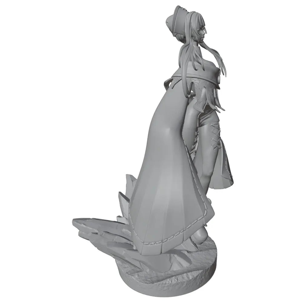 1/24 Demon Sorceress with Bat Wings, Resin Model Figure Kit, Anime Theme, Unassembled and Unpainted