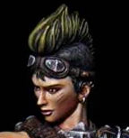 1/24 Dark Female Warrior, Resin Model Figure Kit, Fantasy Theme, Unassembled and Unpainted