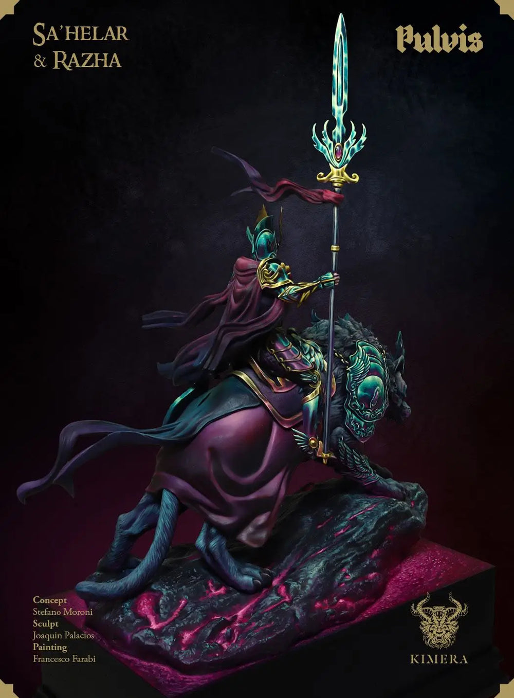 1/24 Sahelar & Rozha Warrior, Resin Model Figure Kit, Fantasy Theme, Unassembled and Unpainted