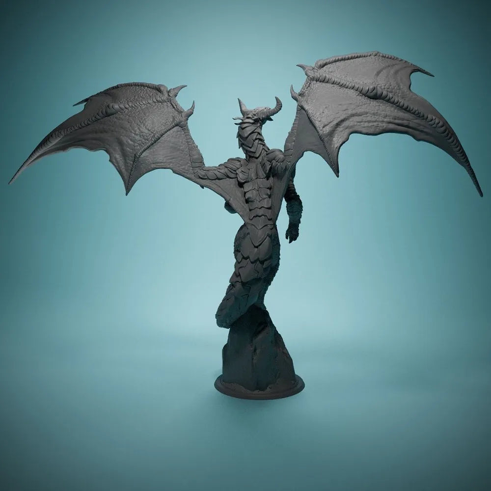 100mm Cloud Dragon, Resin Model Figure Kit, Fantasy Theme, Unassembled and Unpainted