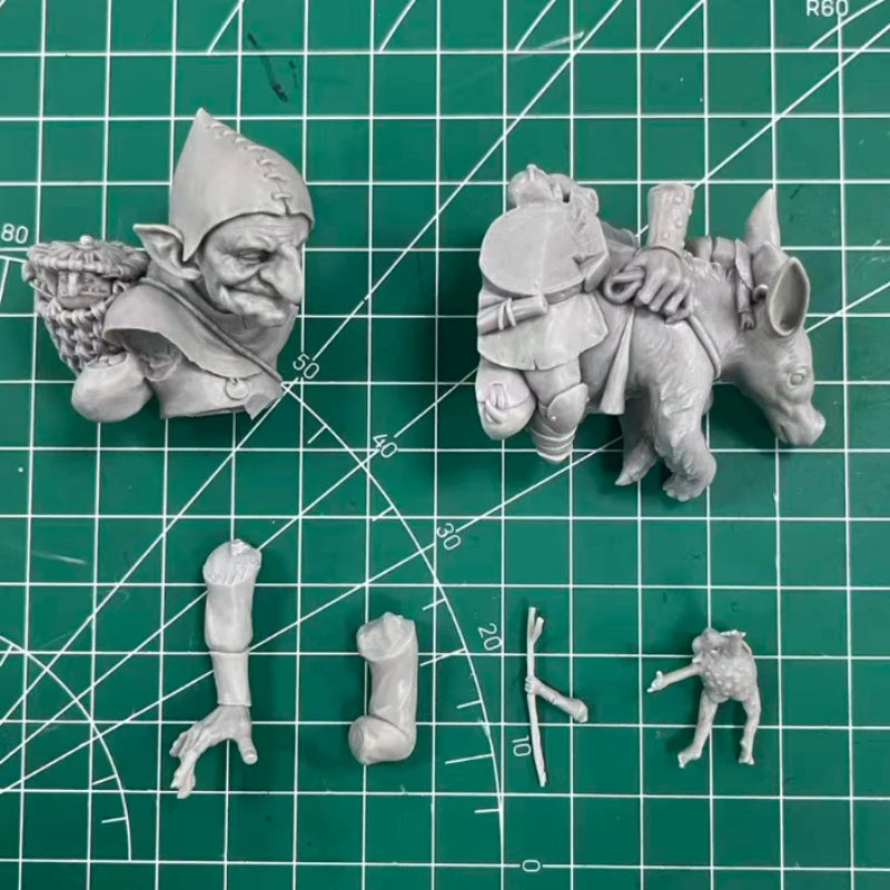 1/12 Goblin Warrior Mount, Resin Model Figure Kit, Fantasy Theme, Unassembled and Unpainted