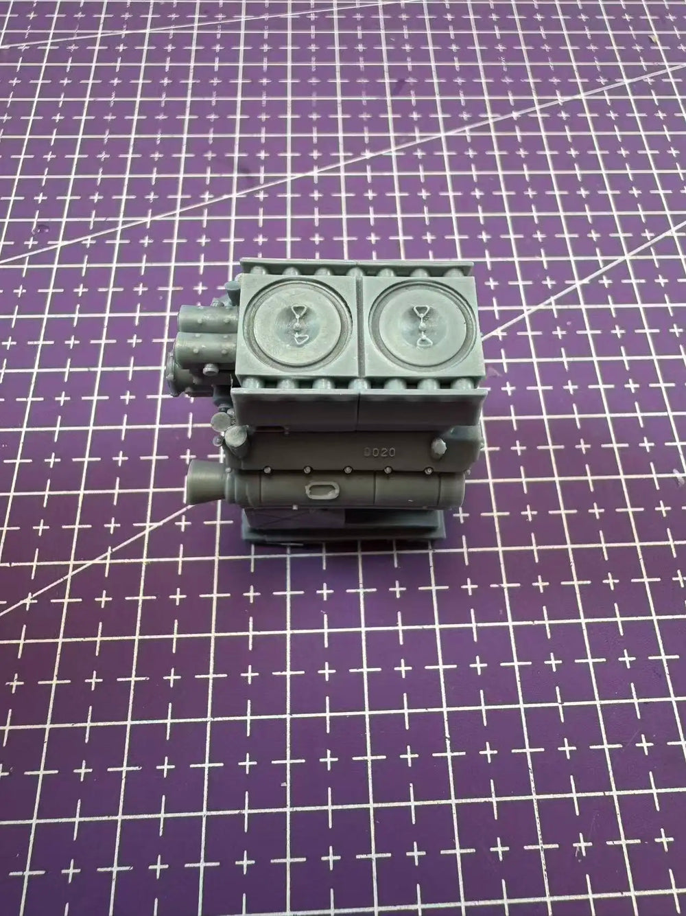1/35 Modern Leopard Tank Engine Components, Resin Model Vehicle Kit, Unassembled and Unpainted