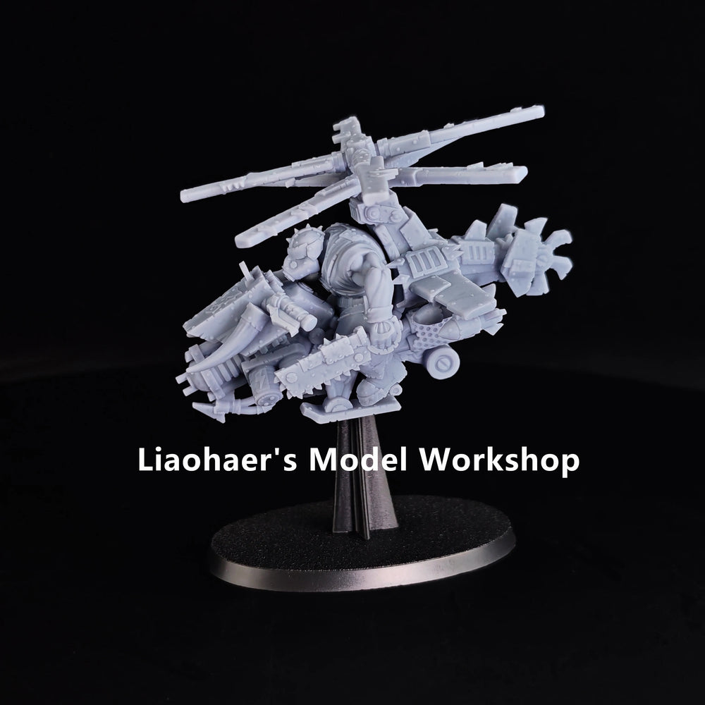 28mm Ork Deffkoptas, Resin Model Vehicle Kit, Fantasy Theme, Unassembled and Unpainted