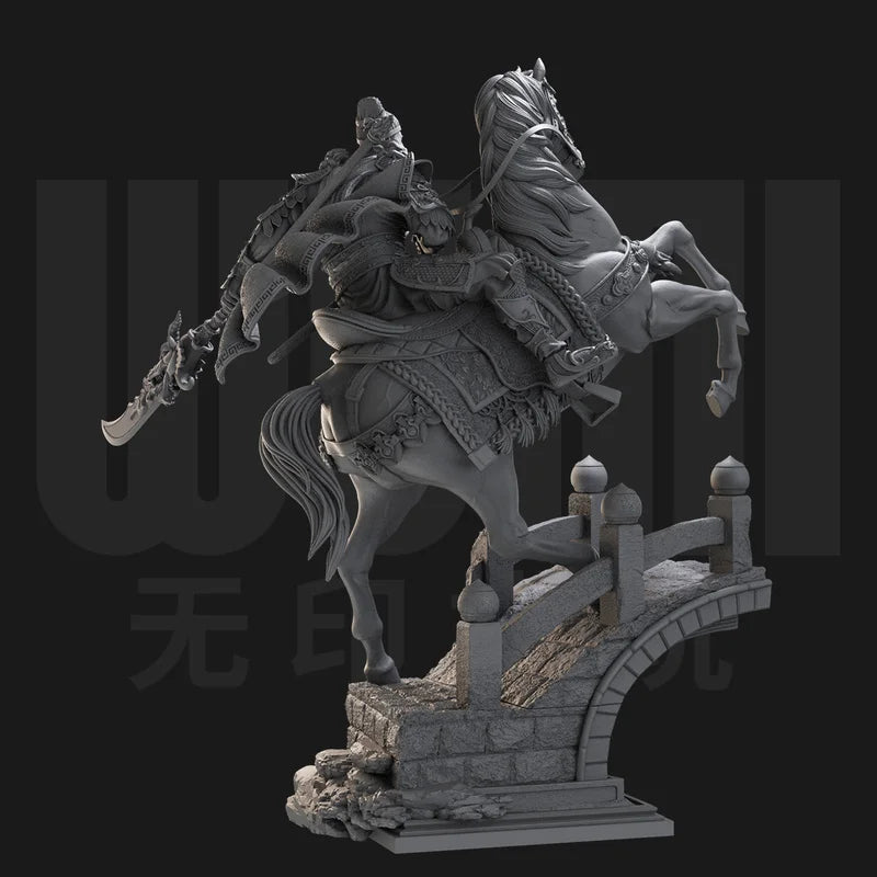 1/24 Medieval Mounted Cavalry, 3 Figures, Resin Model Figure Kit, Unassembled and Unpainted