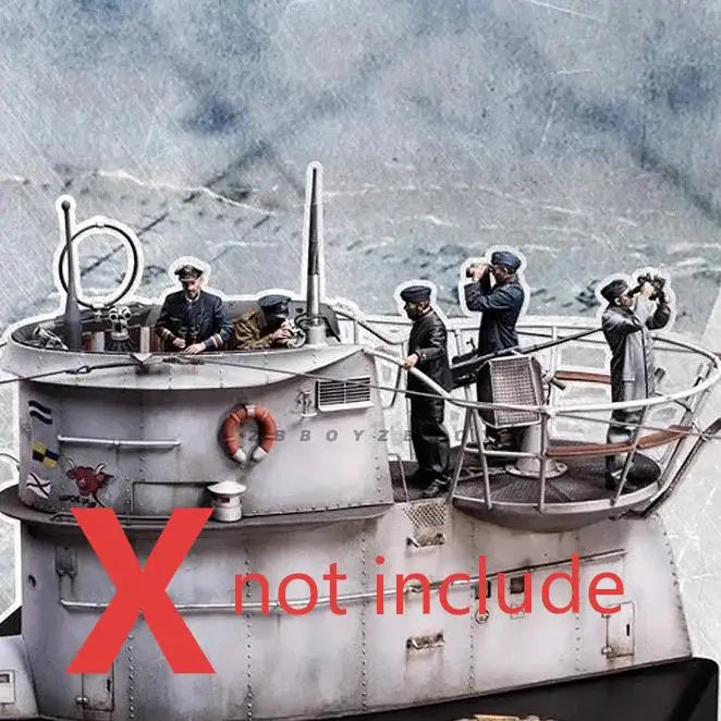 1/35 Modern Military Sailors on Patrol Boat, 5 Figures, Resin Model Figure Kit, Unassembled and Unpainted