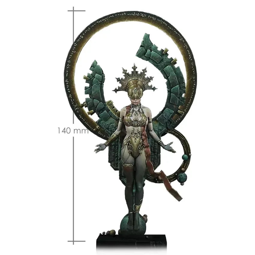 1/18 Female Sorceress, Resin Model Figure Kit, Fantasy Theme, Unassembled and Unpainted