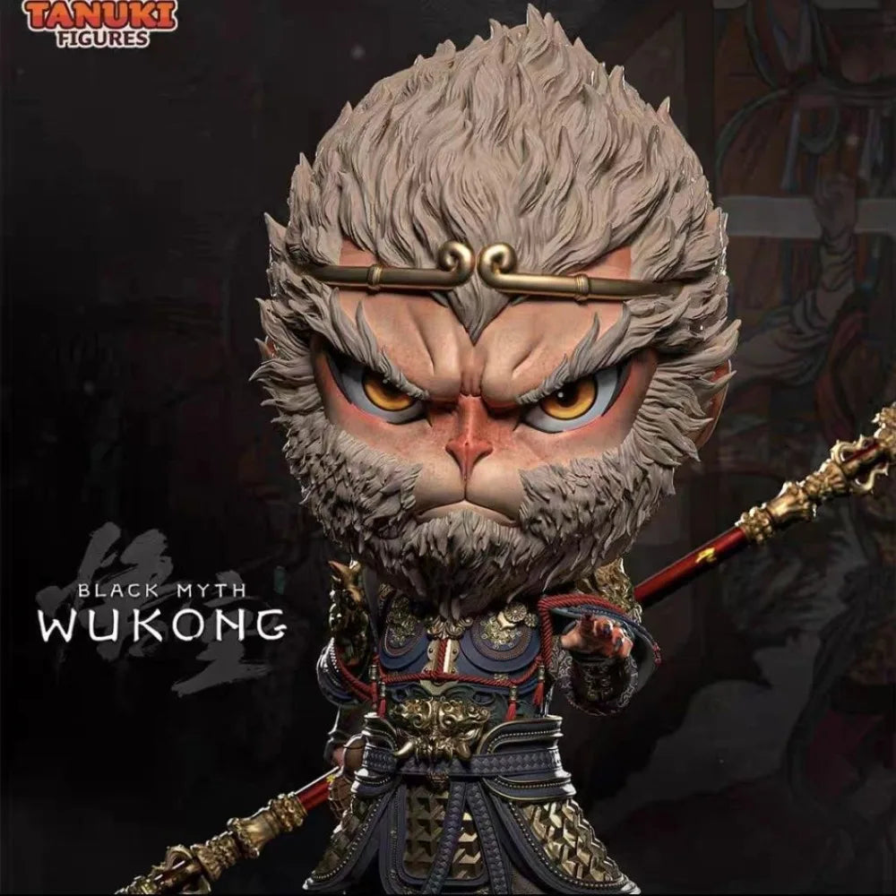 Sun Wukong Monkey King Chibi, Resin Model Figure Kit, Mythology Theme, Unassembled and Unpainted