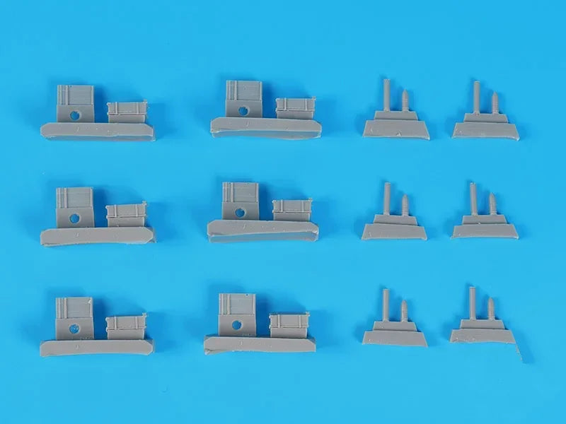 1/35 WWII Soviet 122mm Ammunition Boxes, Resin Model Accessory Kit, Unpainted